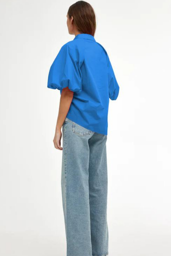 Zoya Shirt- Cobalt blue