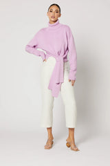 SALE - Mishka Tie Top - Lilac