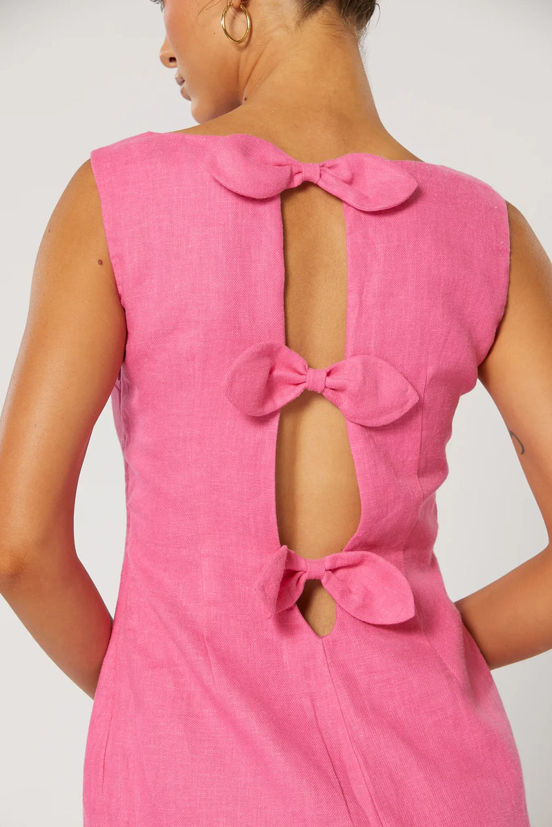 Siesta Short Dress - Pink