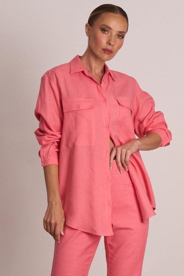 SALE - Mercy Shirt - Punch Pink