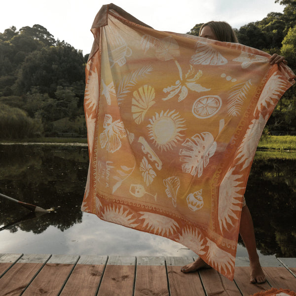 Sol Sarong- Tangerine