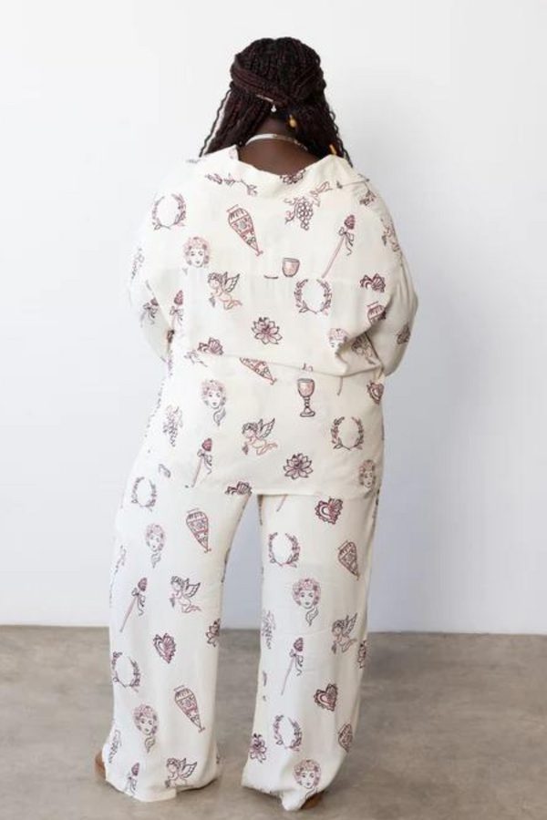 Adele Pant - Cherub print