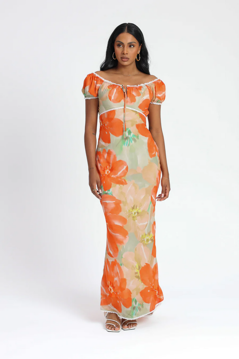 HALLIE MAXI DRESS CYPRESS