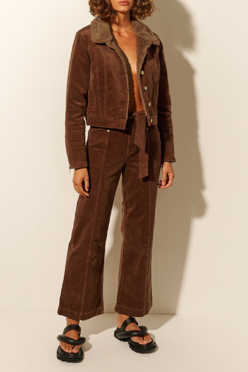 Dawn Cord Jacket - Mocha