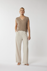 Tilbury Vest - Cocoa