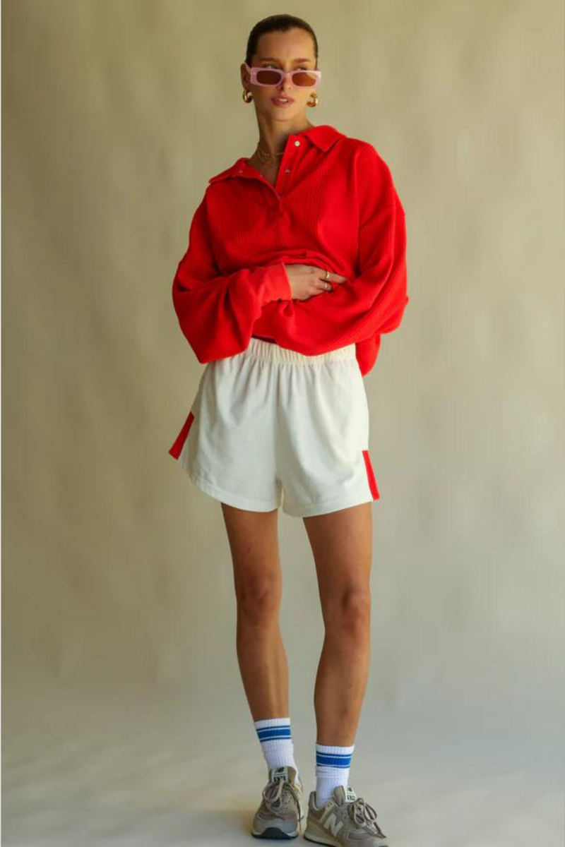 Terry Track Shorts - Vanilla