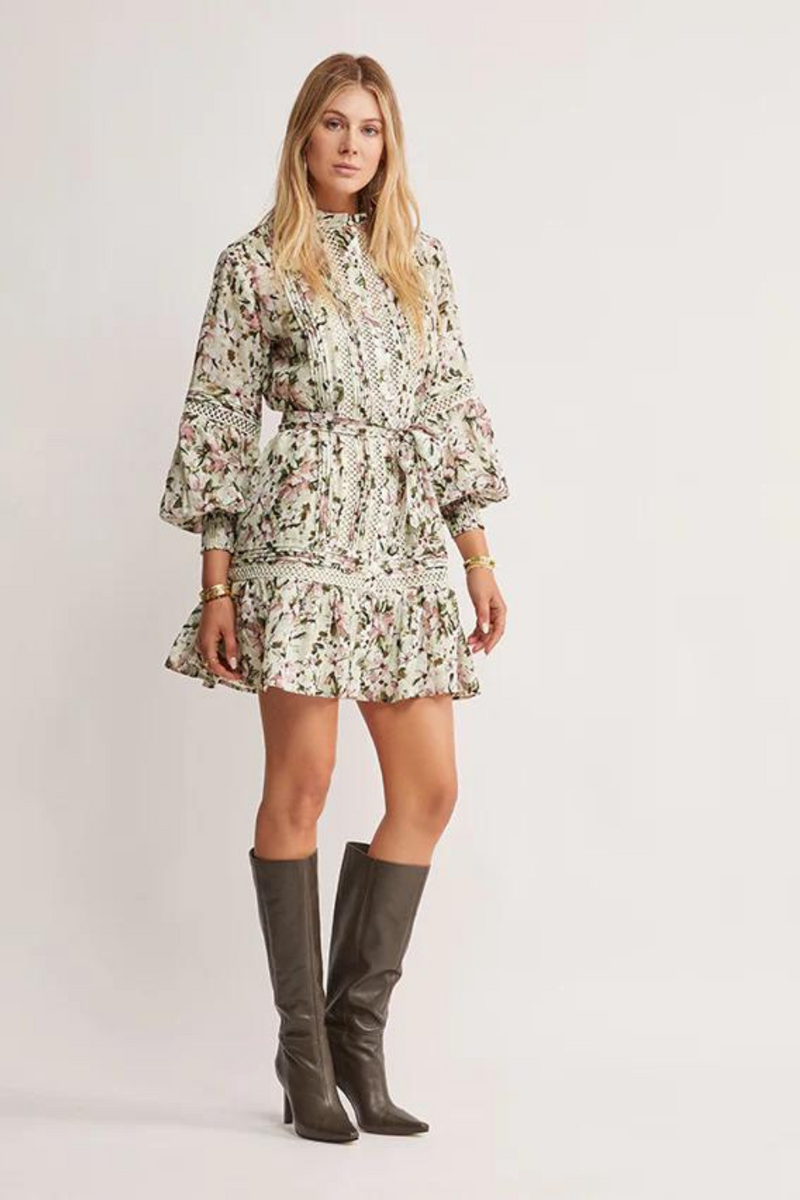 Winter Garden Party Mini Dress