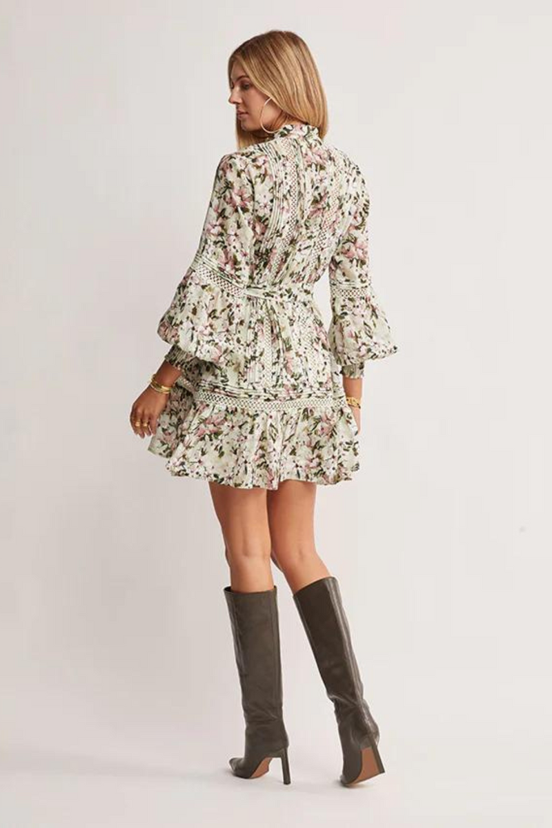 Winter Garden Party Mini Dress