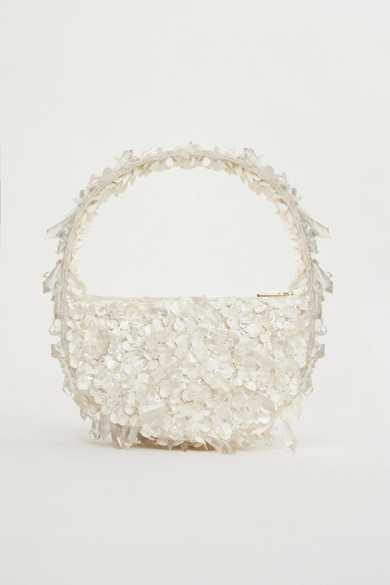 CRYSTAL BIRCH BAG - IVORY