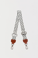 SHOULDER STRAP - CREME/MOSS