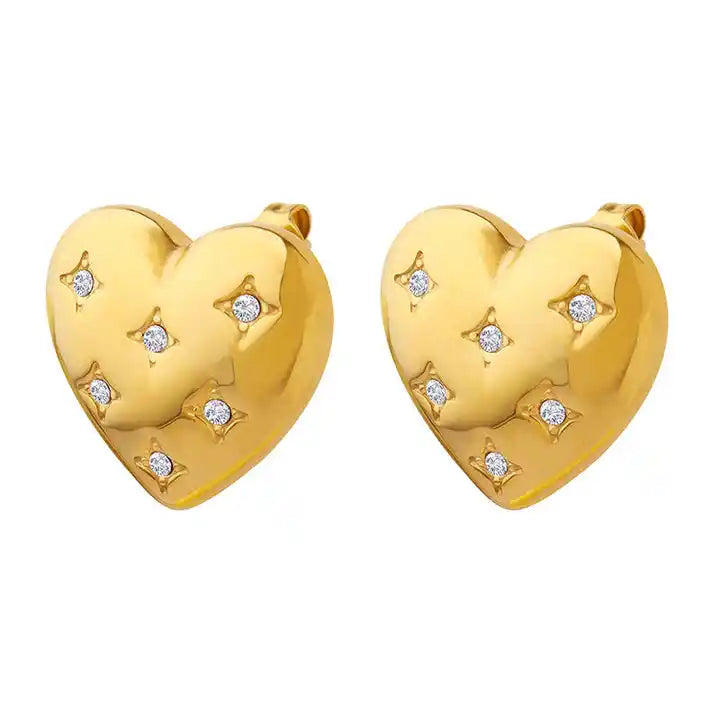 Heart of Gold Earrings