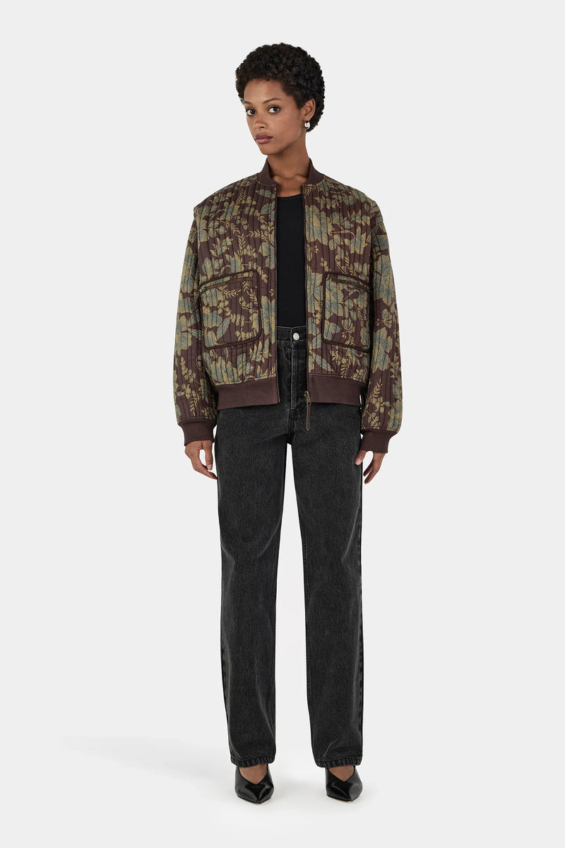 JAI REVERSABLE QUILTED BOMBER