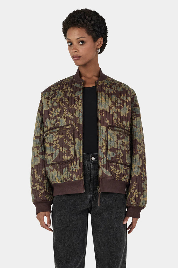 JAI REVERSABLE QUILTED BOMBER