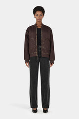 JAI REVERSABLE QUILTED BOMBER