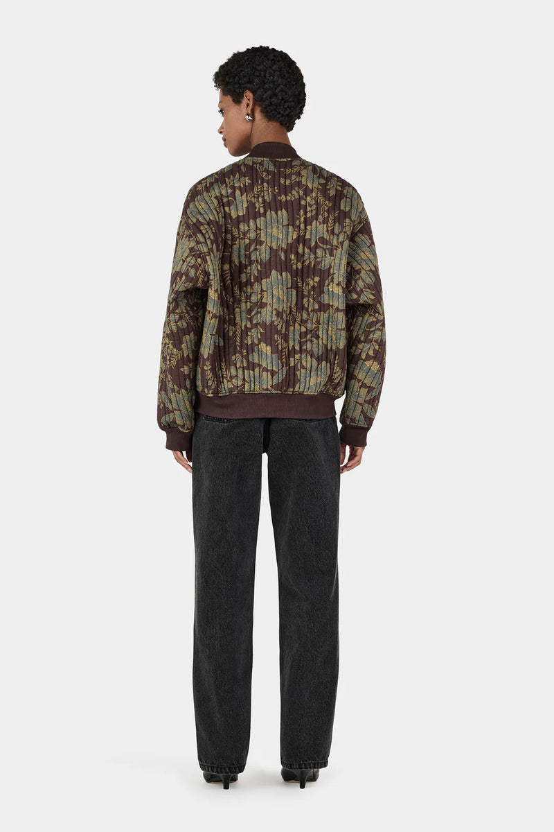 JAI REVERSABLE QUILTED BOMBER