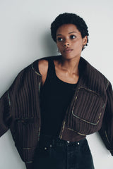 JAI REVERSABLE QUILTED BOMBER