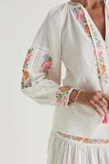 SALE - Ophelia Blouse - Ivory