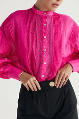 Anastasia Blouse - Cerise