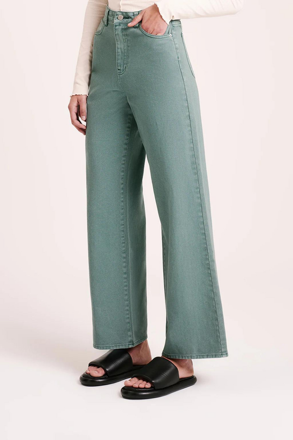 Otis Wide Leg Jean - Teal