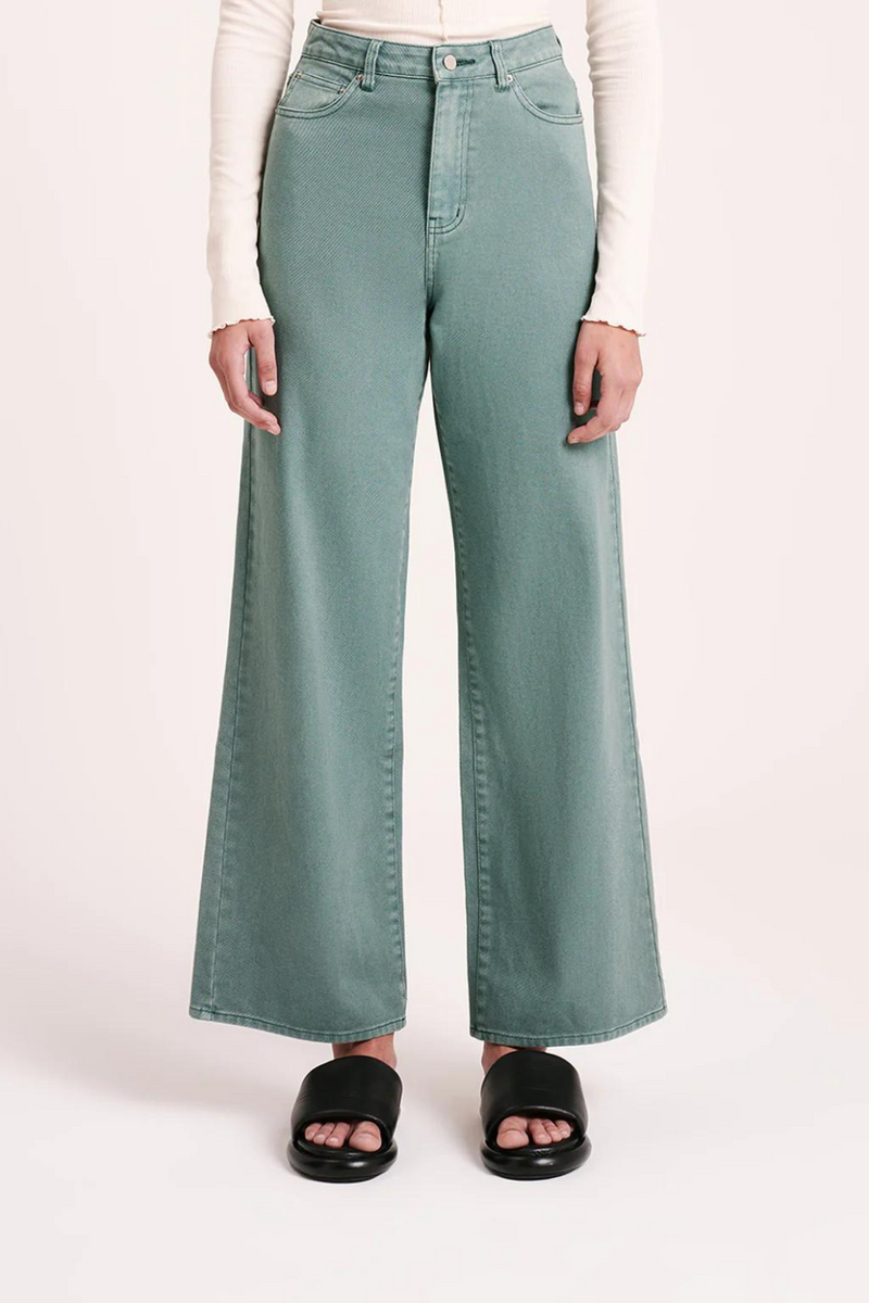 Otis Wide Leg Jean - Teal