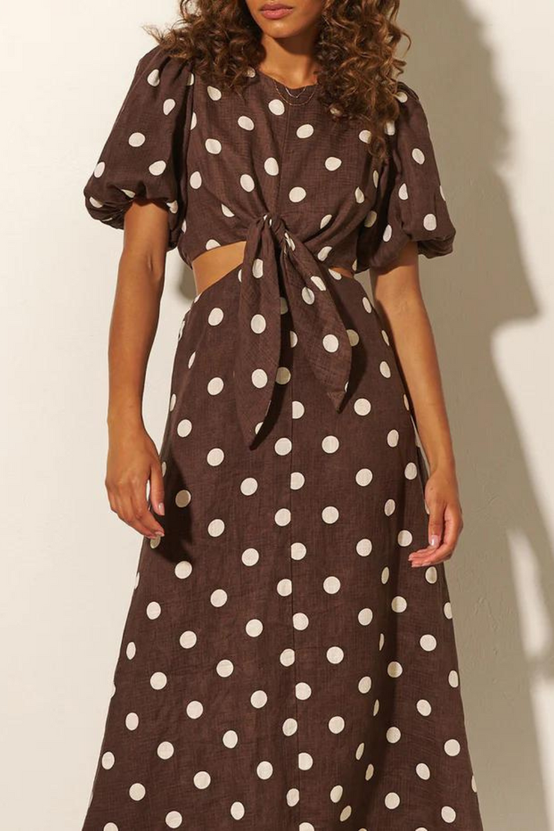 Harper Maxi Dress - Chocolate
