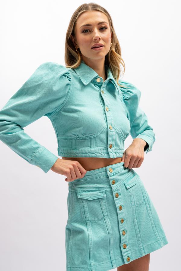 Lottie Jacket - Aquamarine