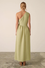 Palazzo Midi Dress - Pistachio