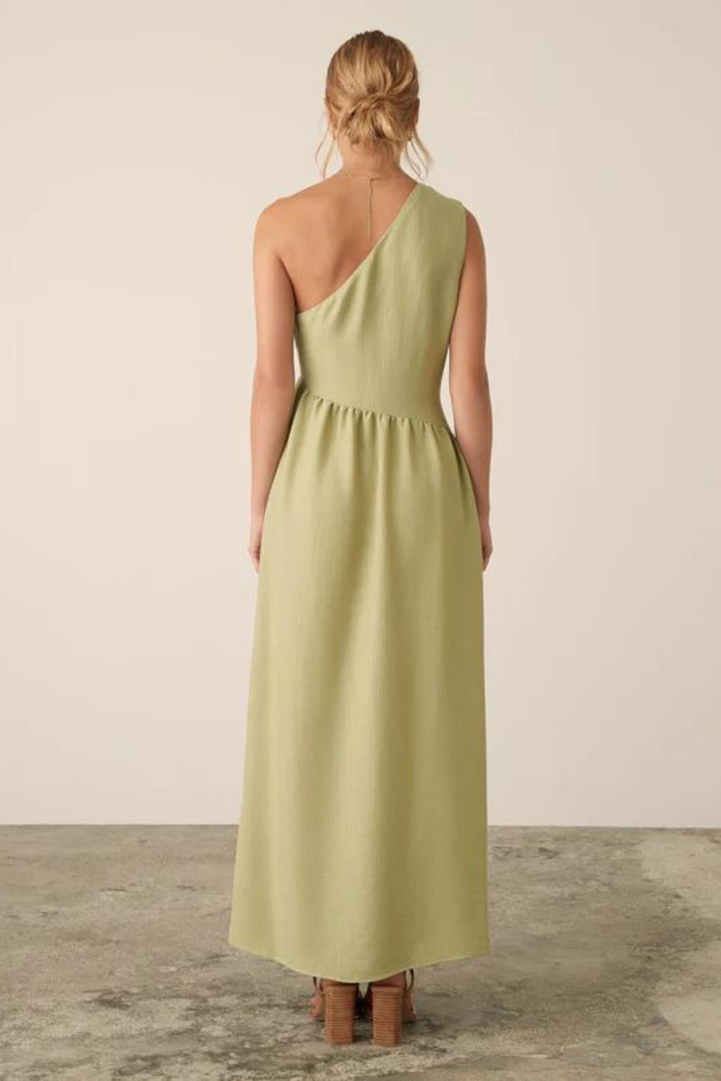 Palazzo Midi Dress - Pistachio