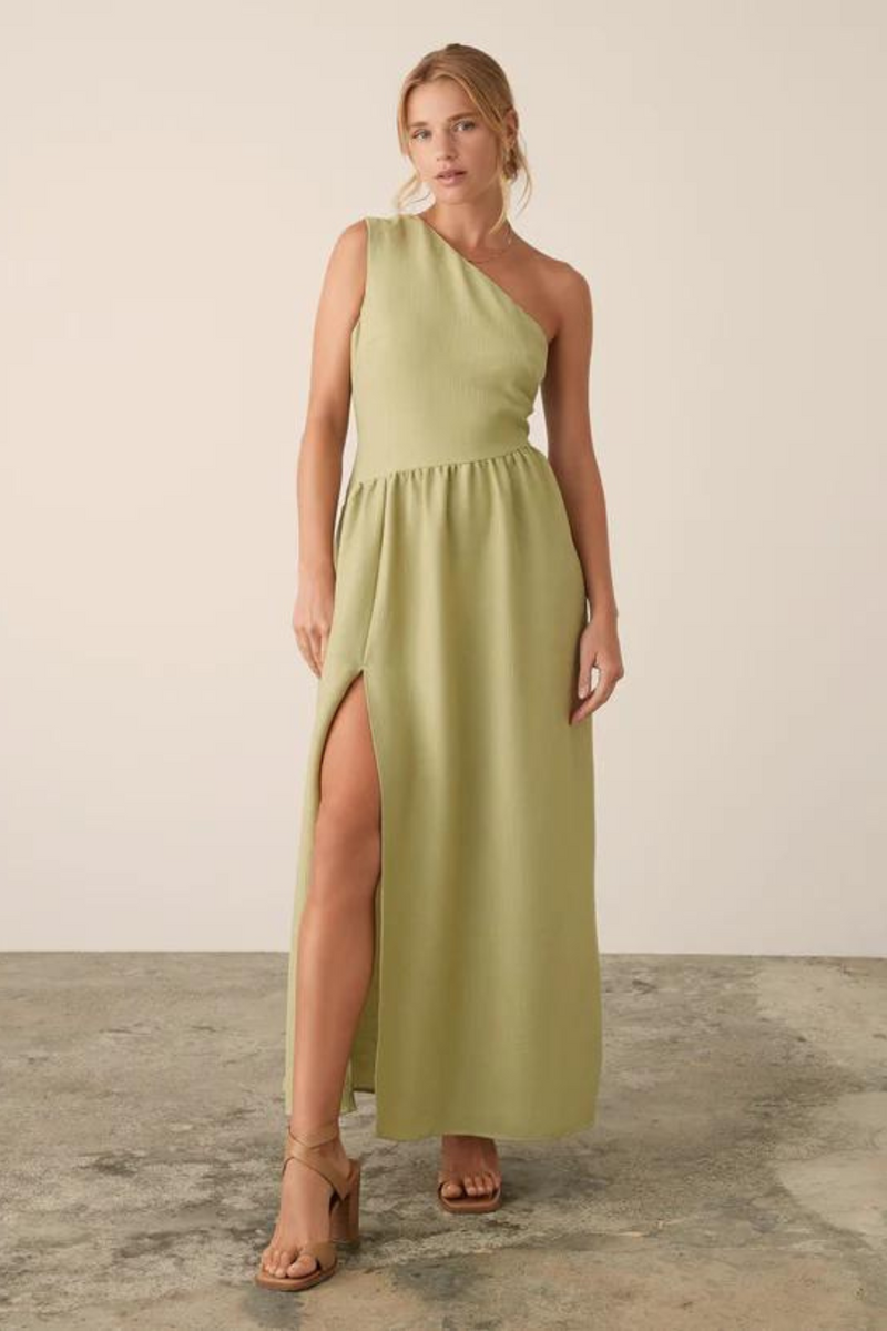 Palazzo Midi Dress - Pistachio