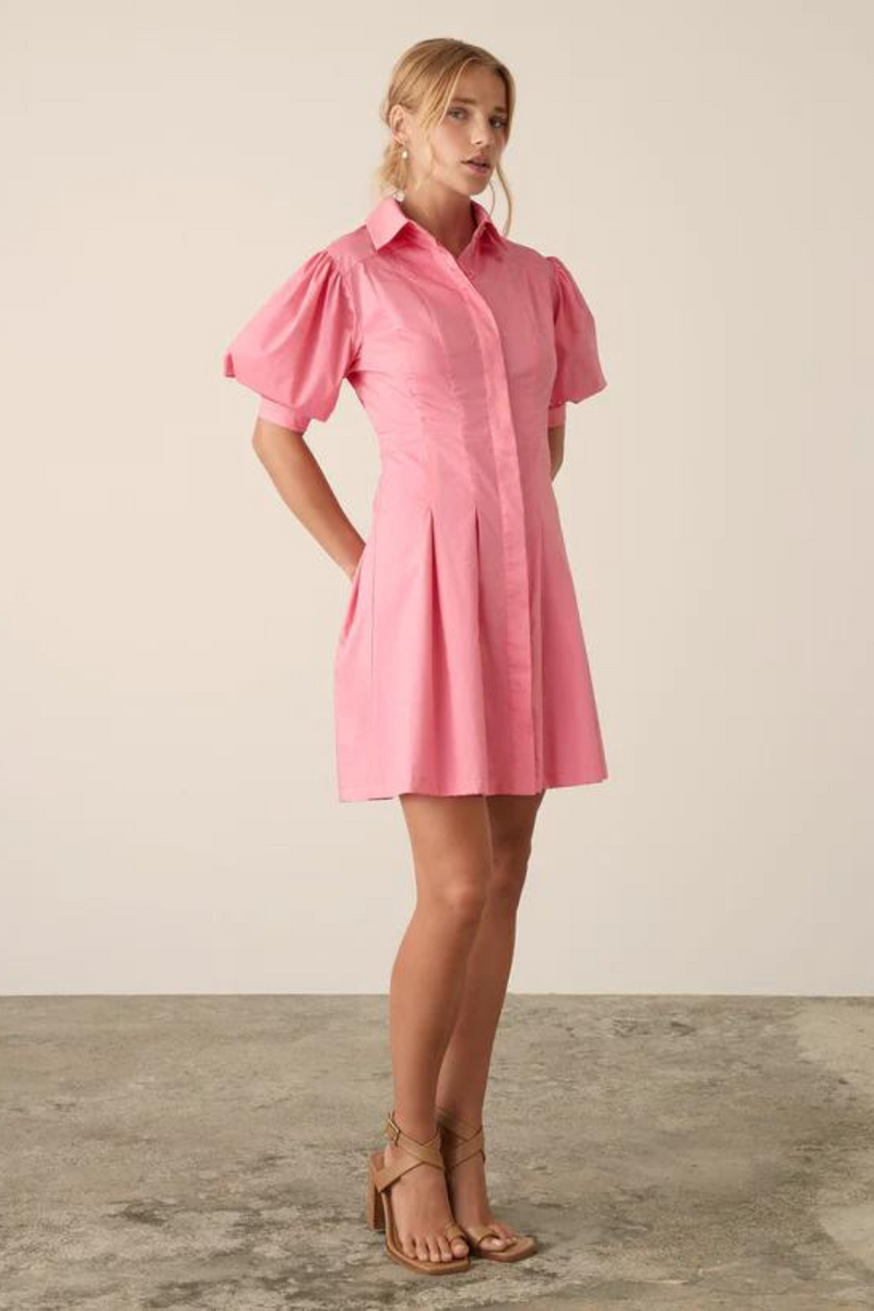 Sardinia Dress - Bubblegum Pink