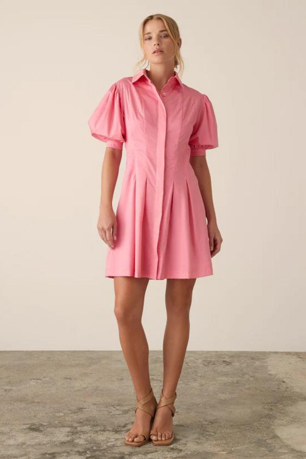 Sardinia Dress - Bubblegum Pink