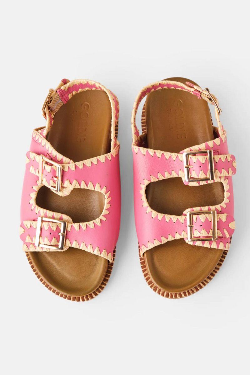 Belle Sandal - Fluro Pink