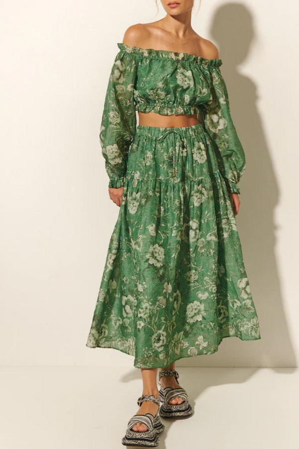 Khalo Crop Top - Green