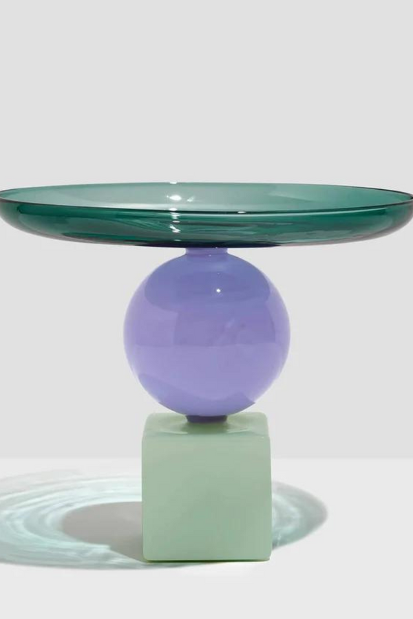 Geo Cake Stand- Teal