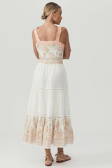 Joanna Maxi Dress - Floral Border Print