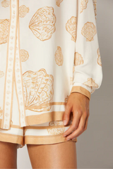 Coralia Shirt - Shell Print