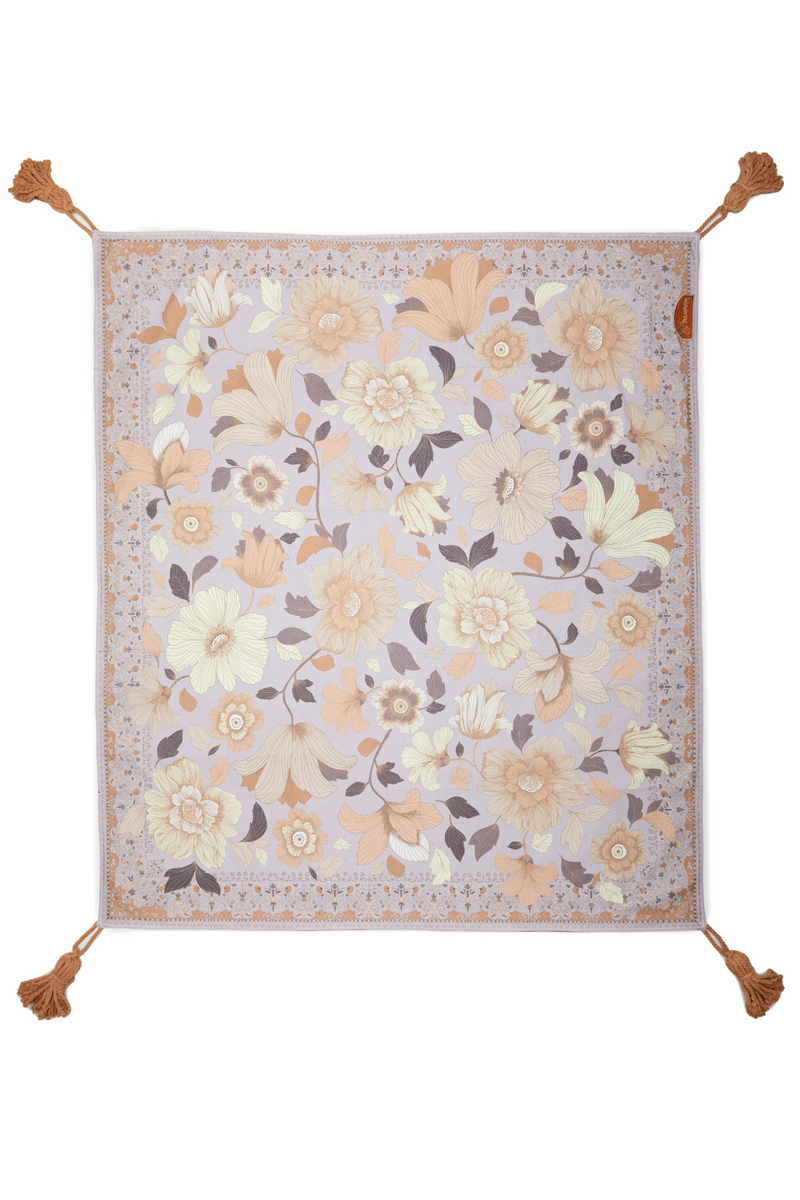 Grande Fleur Picnic Rug - Lilac