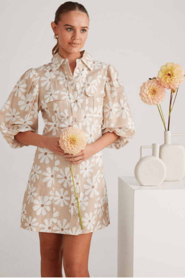 Juniper Dress - Scandi Floral