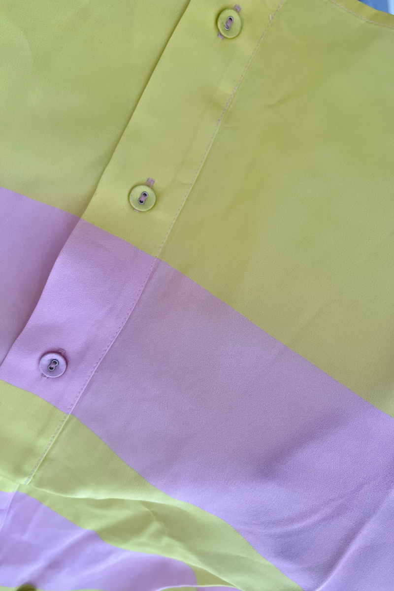 Saint Martin Midi Dress - Pink/Lime