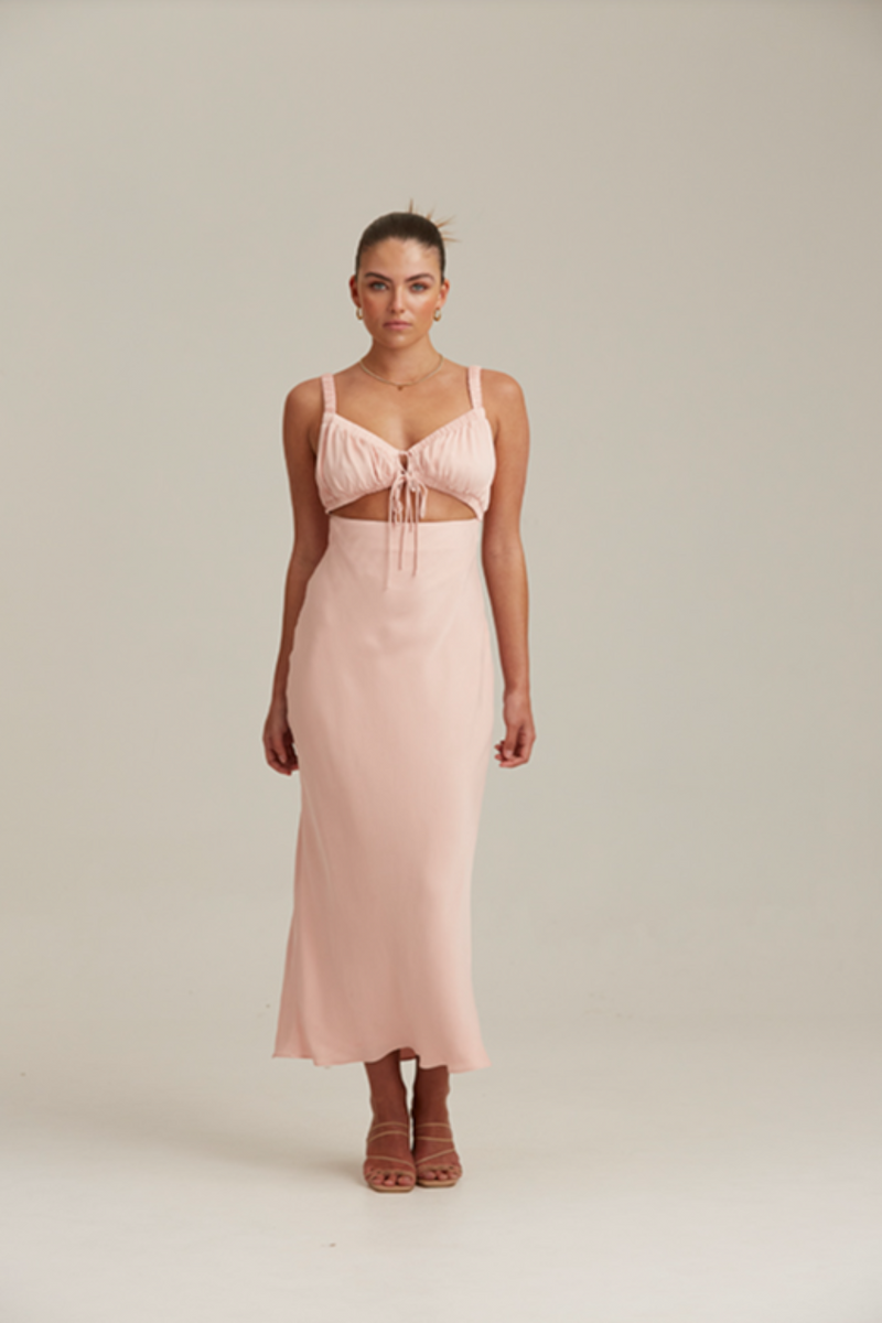 Carlotta Midi Dress - Baby Pink