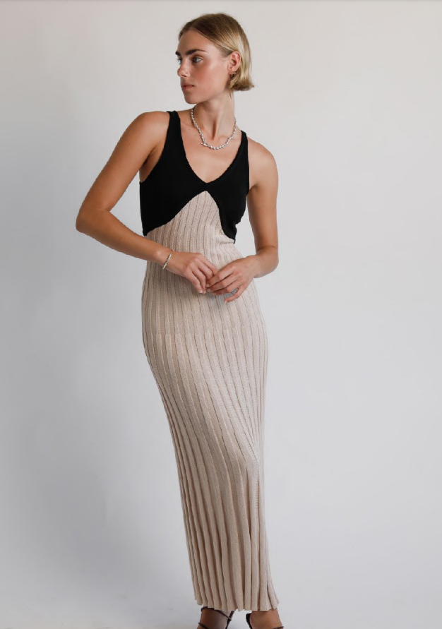 Tamika Maxi Dress - Black Sand