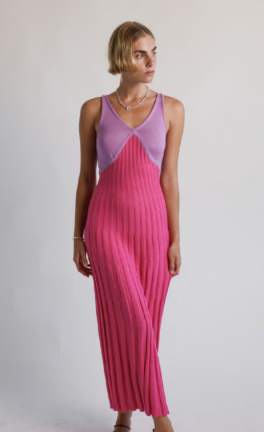 Tamika Maxi Dress - Purple Pink
