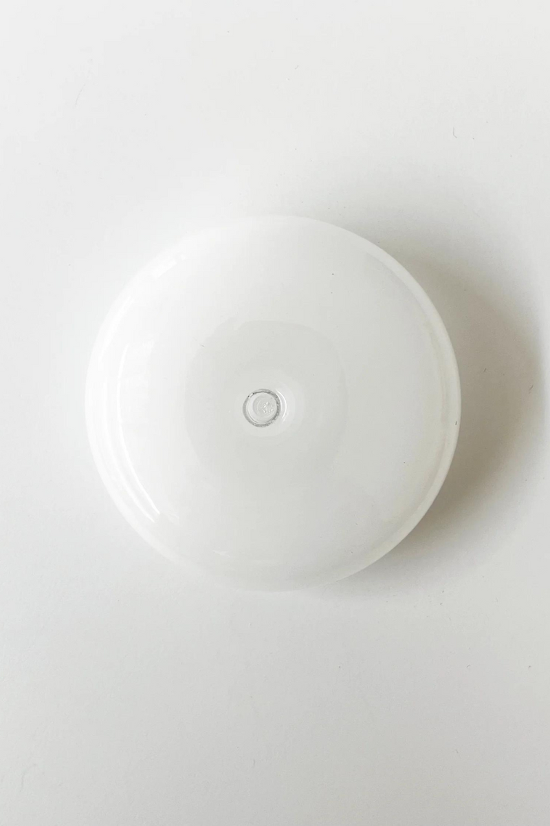 Glass Vessel Incense Holder - White