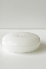 Glass Vessel Incense Holder - White