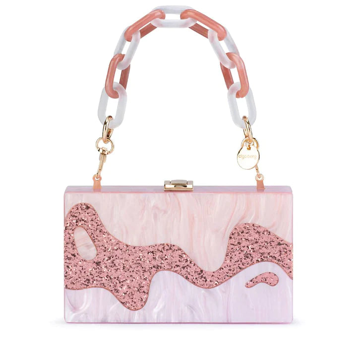 Erika Acrylic Wave Bag - Pink