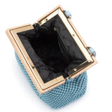 Marlo Ball Mesh Handle Bag - Blue