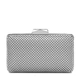 Natasha Ball Mesh Clutch - Silver