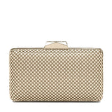 Natasha Ball Mesh Clutch - Light Gold