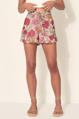 Hope Shorts - Camela Print / Pink Floral