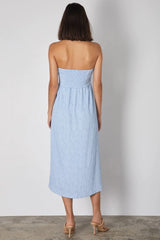 Ikaria Bandeau Dress - Sky Blue